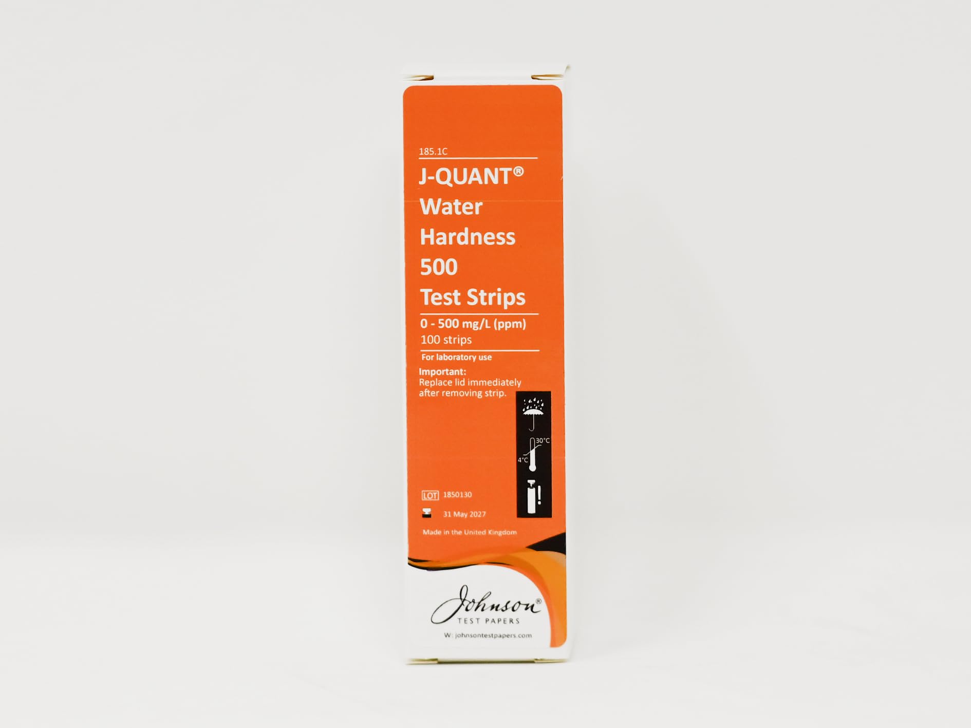 Water Hardness 0-500 Test Strips
