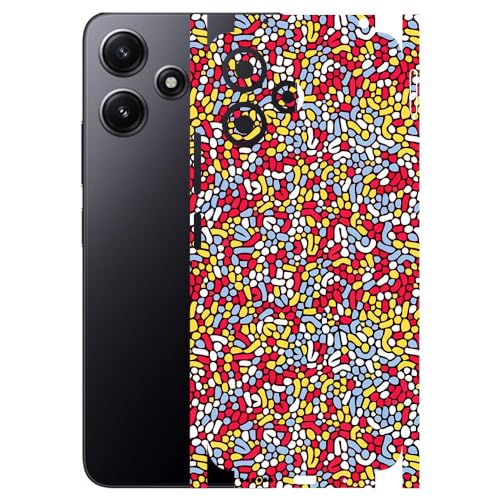 Image of AtOdds - Poco M6 PRO (5G) Mobile Back Skin Sticker - Lamination - Rear Screen Guard Protector Film Wrap (Coverage - Back+Camera+Sides) (Design - Beans)