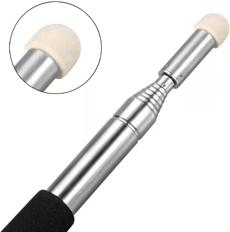 2 Pack Telescopic Teachers Pointer,Teaching Pointer,Hand Pointer Extendable Telescopic Retractable Pointer Classroom Whiteboard Pointer Handheld Presenter : Office Products