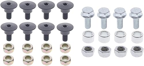 ANTO Kit de hardware para Toro CCR3650 CCR2450 CCR2000 Power Clear 20" 21" Kit de tuercas de perno de paleta 136-7182 84-1971 Lanzanieves 6053