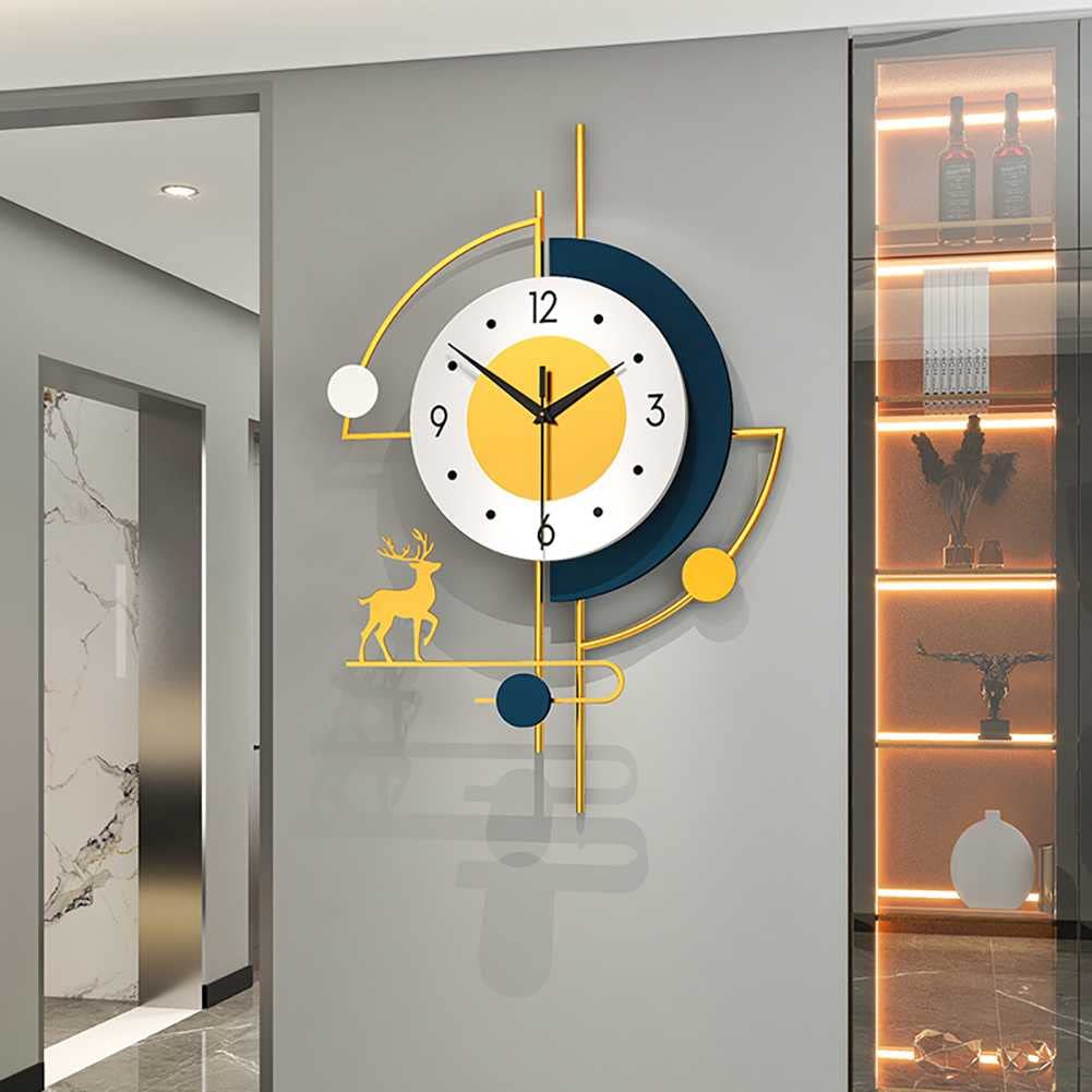 Horloge murale moderne et silencieuse pour la chambre à coucher