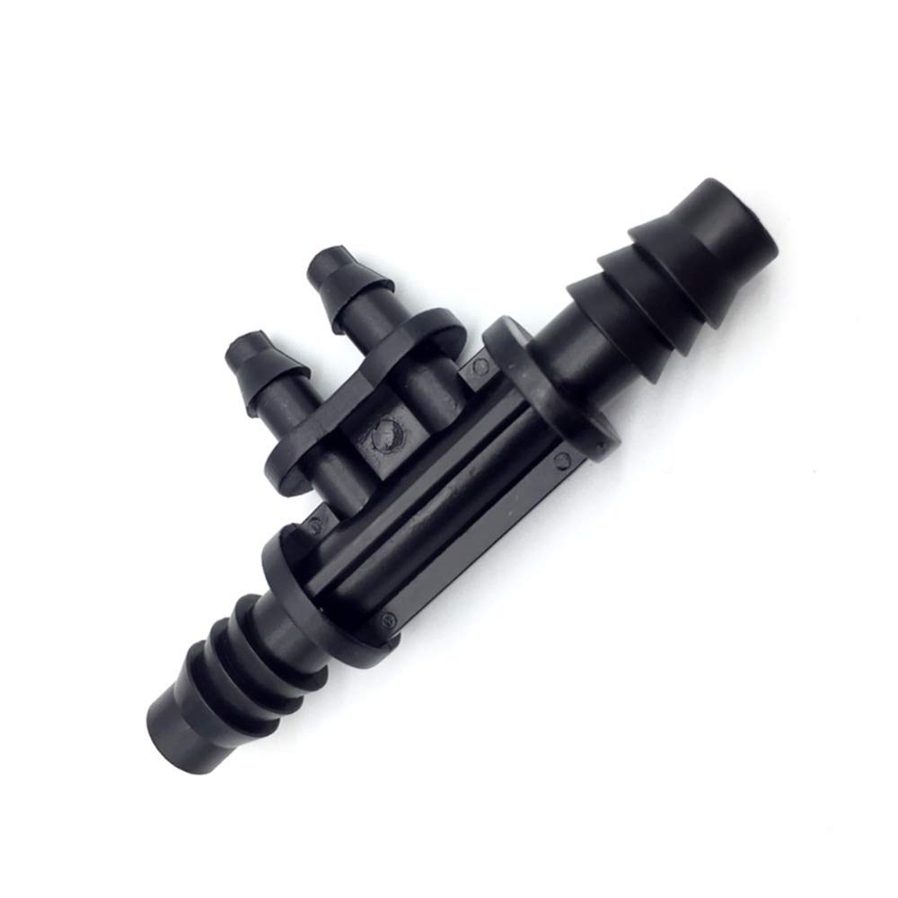 Schlauchverbinder-Adapter, 300 Stück, Vierfach Verwendbar, 8/11 Mm Bis 4/7 Mm, Schlauchverbinder-T-Stücke, Hochwertige Gartenwasserverbinder, Gartenbewässerungswerkzeuge