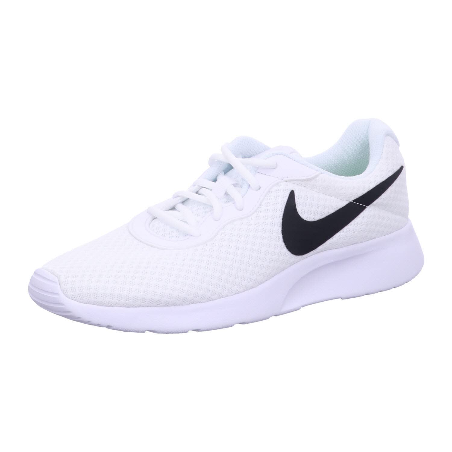 Nike TANJUN mens Shoes 44 EU White/Black-Barely Volt
