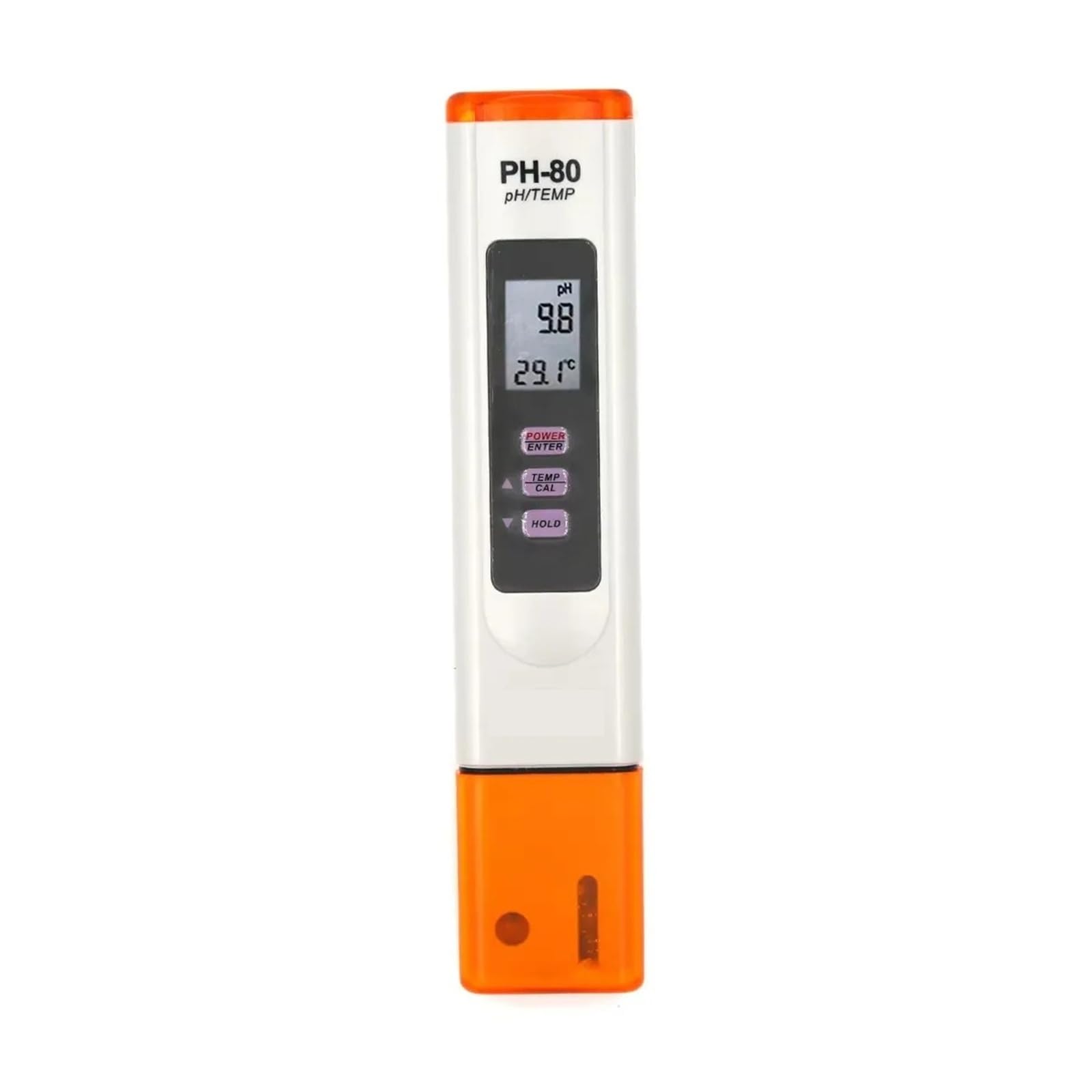 Testeur d'eau, Testeur de température et de pH numérique PH-80, avec Fonction d'étalonnage Automatique, testeur de qualité de l'eau et de pH, étanche