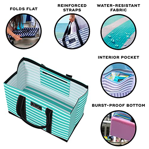 Image of SCOUT Original Deano Tote - Durable Lightweight Open Top Beach, Pool & Lake Bag, Inside Zip Pocket, Folds Flat