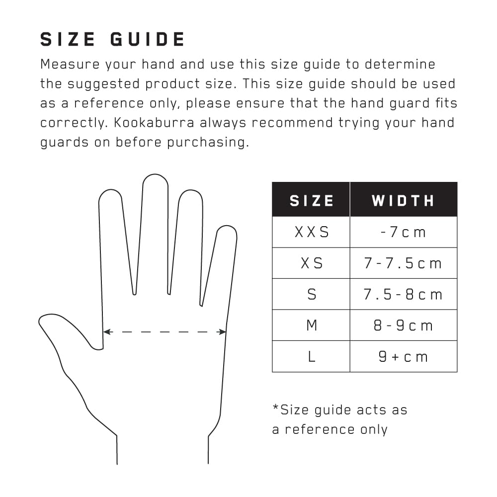 KOOKABURRA Rebuke Hockey Glove – High-Density Foam, Rubberised Palm, Indoor/Outdoor Use, Black