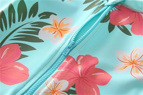 Acqua di Mare Maiô Menina Manga Longa Proteção UV 50+ (BR, Idade, 6 Anos, Acqua Flores)