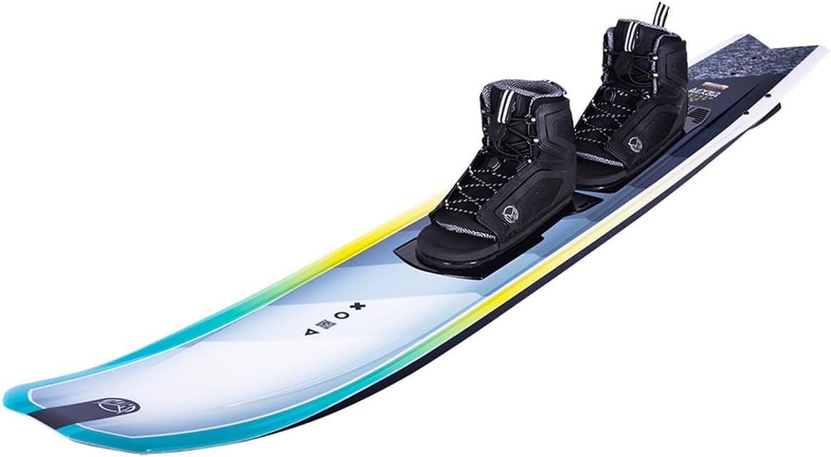 HO Hovercraft Slalom Waterskis Grey/Teal Medium
