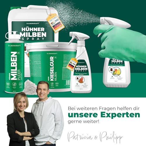 Silberkraft Milbenspray 250 ml, Milbenschutz für Ziervögel, Singvögel & Geflügel, für Wellensittich, Kanarienvogel, Papagei, Beo, Großsittich & Brieftaube, Gegen rote Vogelmilbe und Parasiten