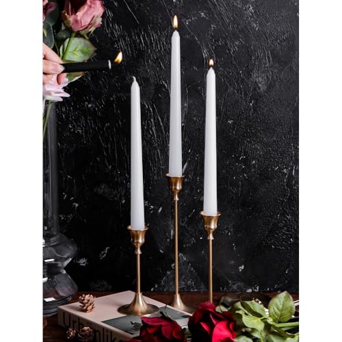 Bougeoirs vintage dorés support de base de parfum pour table basse - 2