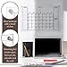 Creekview Home Emporium Acrylic Calendar for Wall - 17.3 x 26 Inch Clear Monthly Dry Erase Calendar with Chalk Markers - Large Minimalist Family Planner Wall Mount White Board for Home Office