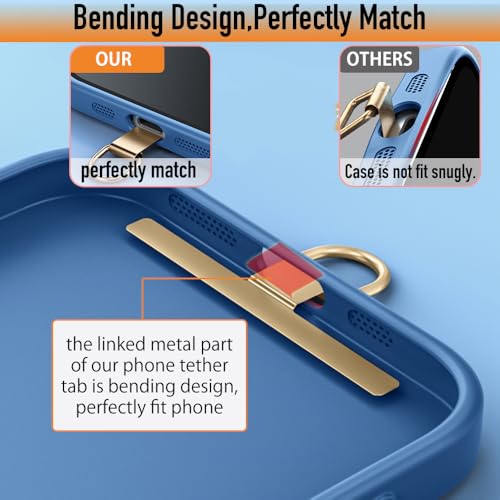 Phone Tether Tab,Bending 0.2mm Ultra-thin Stainless Steel Phone Metal Patch G - 第 2/68 張圖片
