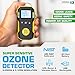 FORENSICS DETECTORS FD Ozone Detector by Forensics | USA NIST Calibration | Dust & Explosion Proof | USB Recharge | Sound, Light and Vibration Alarms | 0-20ppm O3 |