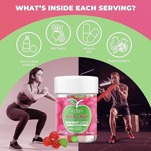 Keto Acv Gummies for Advanced Weight Loss & Belly Fat Burn - Pro Active Super Apple Cider Vinegar Gummies - Diet Supplement for Women & Men(61gummies) - Image 5