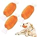 FANDE Bastone Molare per Osso di Cane, Bastone Molare in Peluche, Squittio, Giocattolo Interattivo per I'addestramento del Cane, Usato per Pulire i Denti, Facile da Pulire, 3PCS