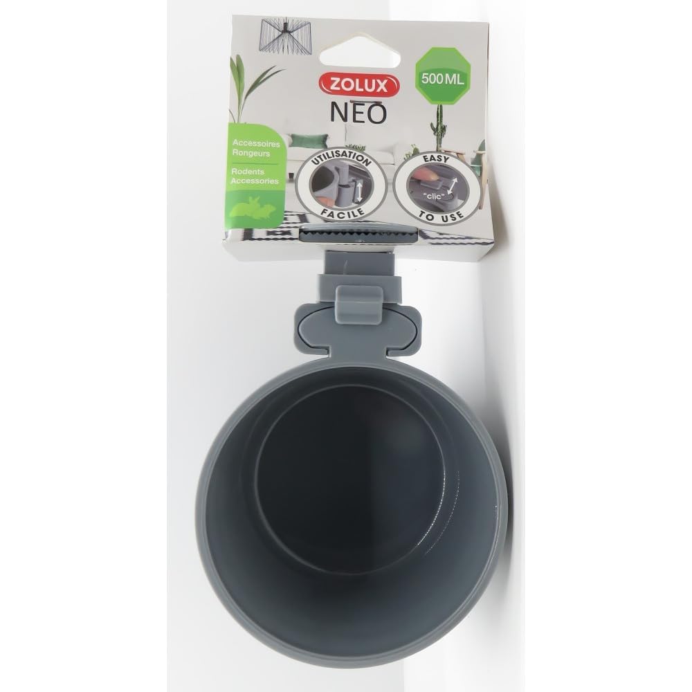 Zolux MANGEOERE PLASTICA NEO 500ML GRIGIO