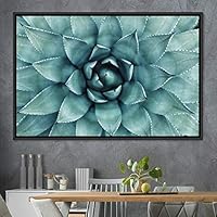 Framed Canvas Wall Art Bright Flowers Closeup Colorful Cool Floral Multicolor Petal Photography Realism Romantics - 16x24 inches