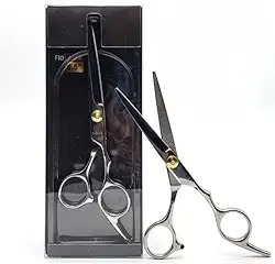 Tesoura Profissional Cabeleireiro, Tesoura Cabelo Fio Laser Profissional 6,5, para Barbeiro Cortar