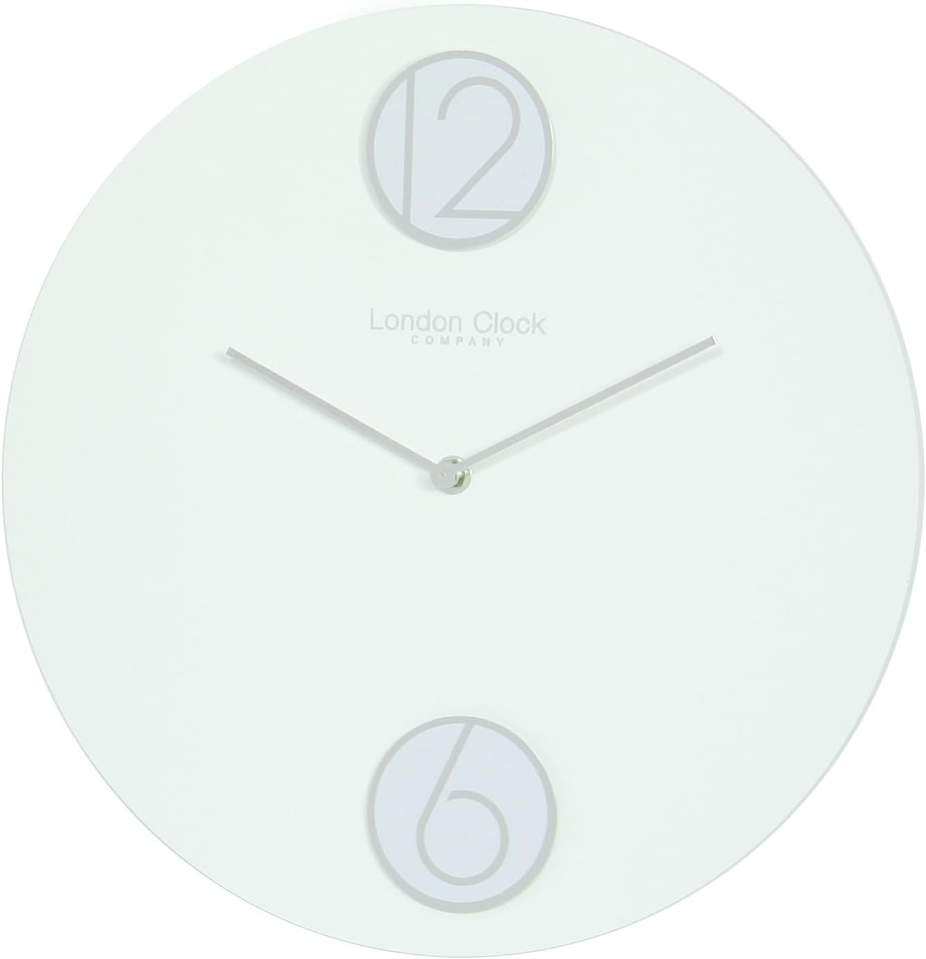 London Clock 20435 Wall Clock with Pendulum Numbers 12 and 6 Move