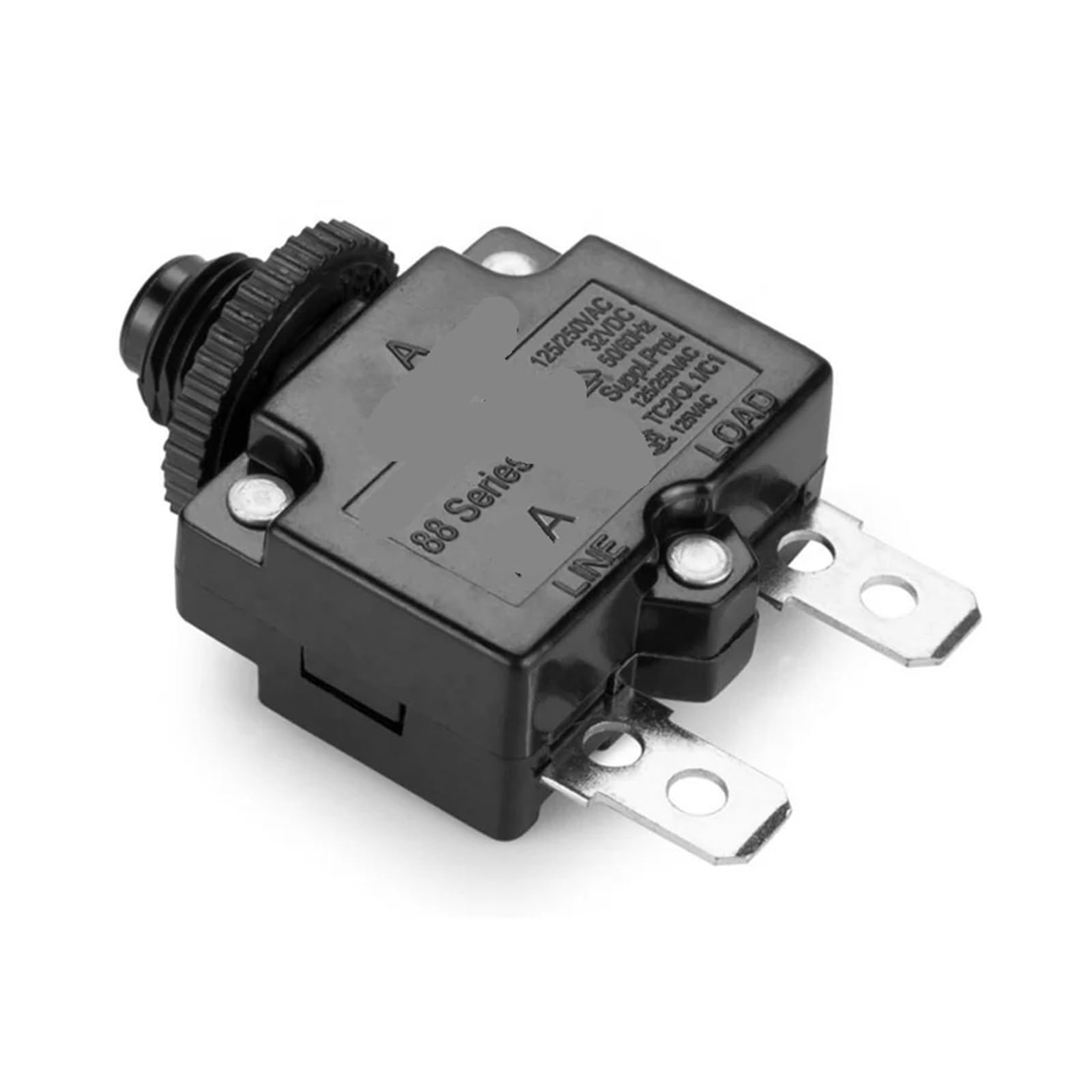 AUOQKQUT 1pc 88-4A circuit breaker Single Pole Push to Reset 32V 50VDC