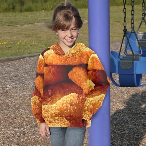 Drums and Drum Sticks Youth Hoodie Sweatshirt4