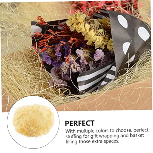 SHERCHPRY 3 Packs Natural Jute Silk Fillers for Boxes Decorative Nest Padding Packaging Material for Parties and Crafts - Thumbnail 6