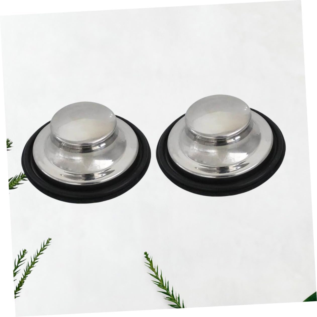 Amosfun 6 Piezas Tapón del Fregadero De La Cocina Tapón De Bañera Hundir Tapón para Desagüe De Bañera Fregadero De Acero Inoxidable Tapones De Drenaje De Bañera Lavabo Amoladora