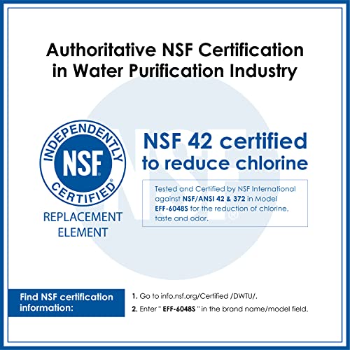 Waterdrop XWF Replacement for GEยฎ XWF Refrigerator, GEยฎ XWF Water Filter, WR17X30702, 4 Filters (Not XWFEยฎ๏ผNo chip)