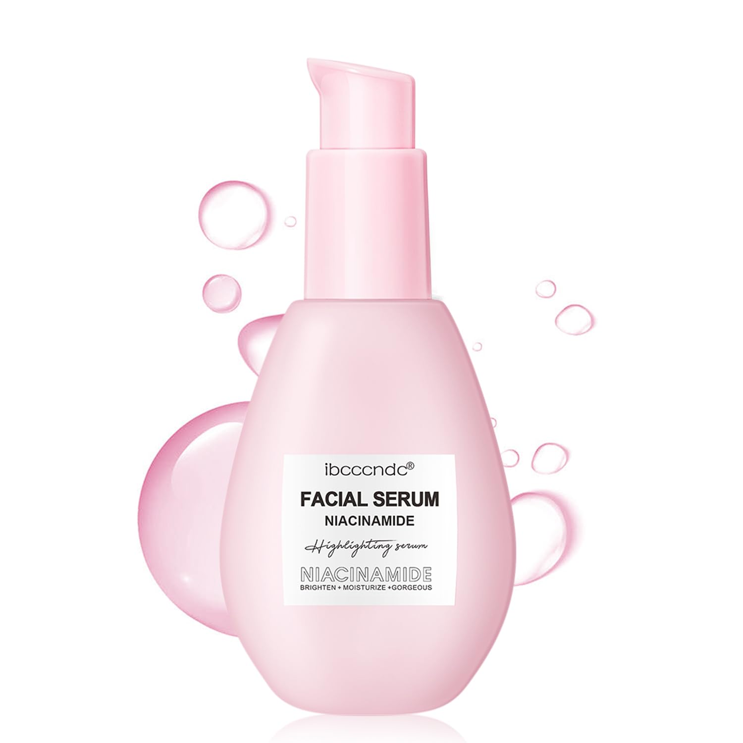 Lisara Watermelon Niacinamide Serum, Hydrating Face Serum for Skin Care, Facial Serum with Hyaluronic Acid & Watermelon Extract, Brighten and Moisturizing, Natural Glow Skin Serum, 2.11oz - 1PC