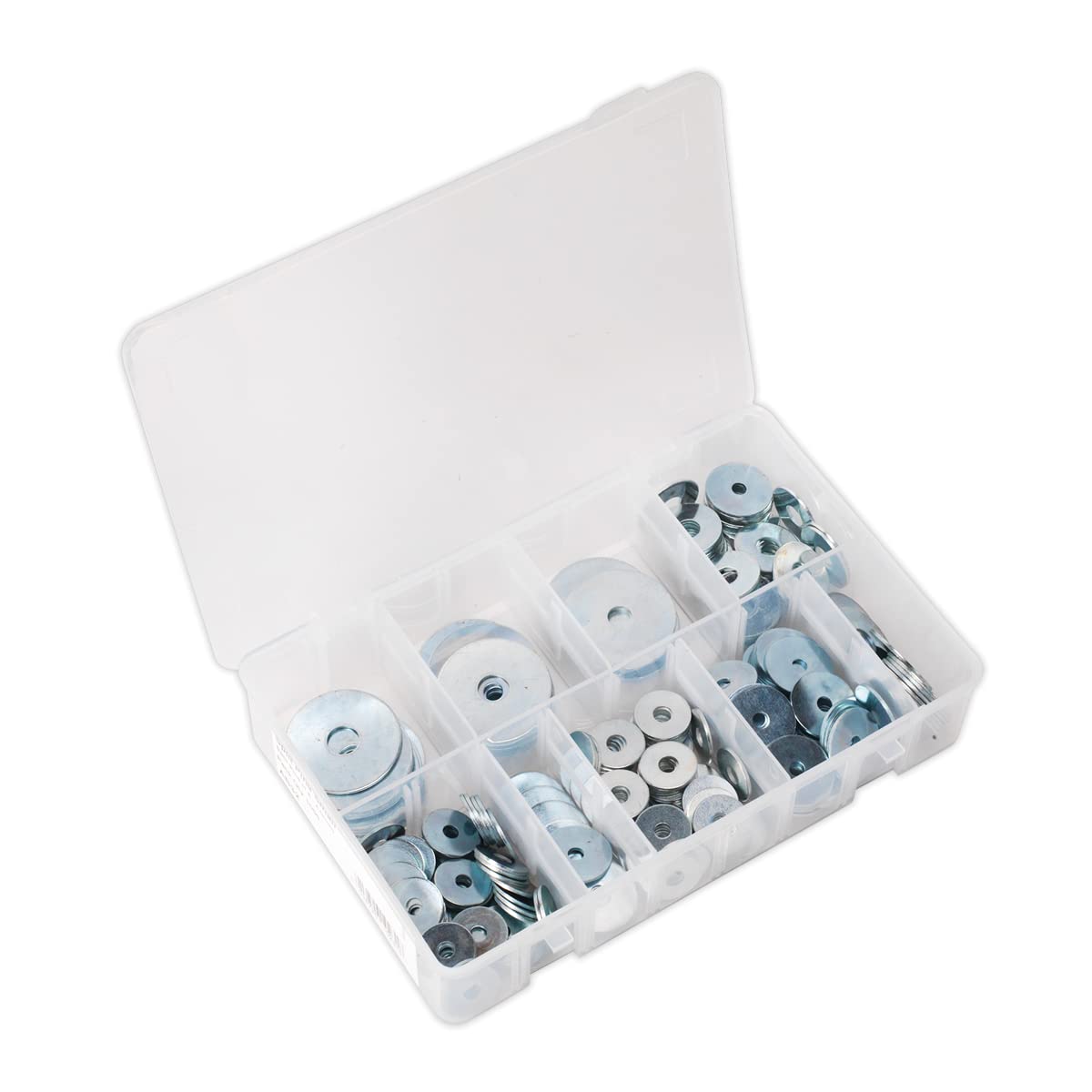 Sealey Ab059Rw Repair Washer Assortment 240Pc M5-M10 Metric Zinc Plated