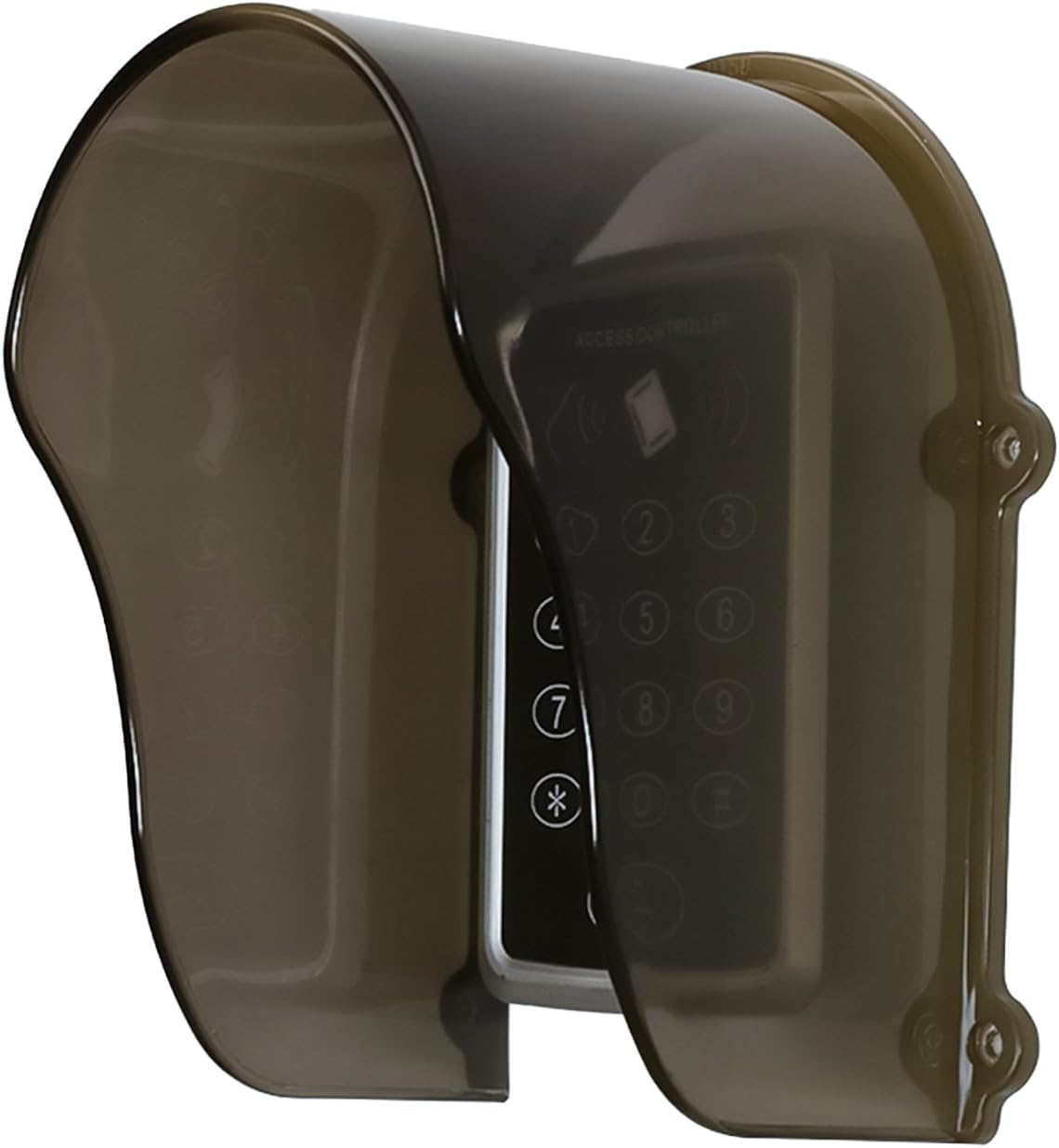 Outdoor Keypad Cover,Plastic Access Control Rain Cover Sun Shade Fingerprint Access Controller Rainproof Cover Protector Door Lock