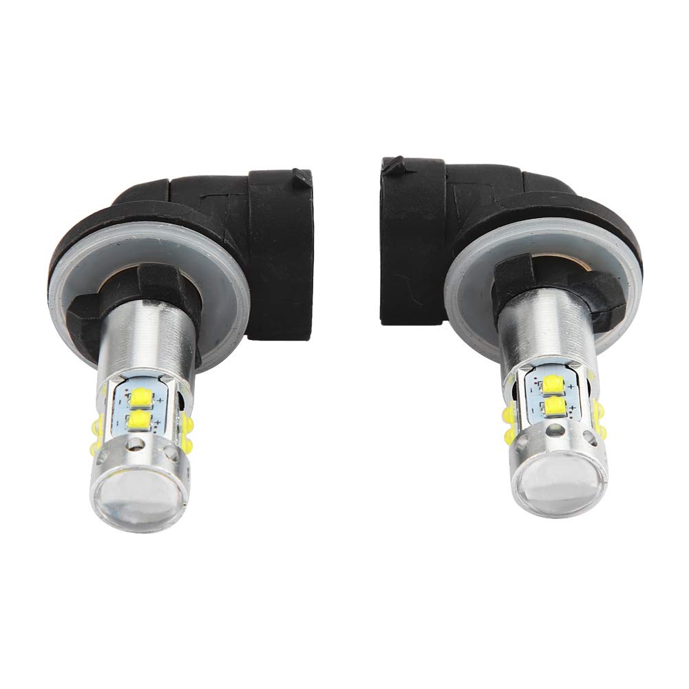 Yctze Żarówka przeciwmgielna led do żarówek LED do samochodu 2 sztuki 12-24V 50W Samochód High Power LED przeciwmgielne żarówki do jazdy dziennej do świateł przeciwmgielnych Akcent LED
