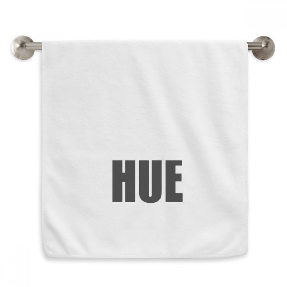 Serviette Hue Vietnam Ville Nom Diadème blanche en coton doux de 13X29 pouces pour le visage