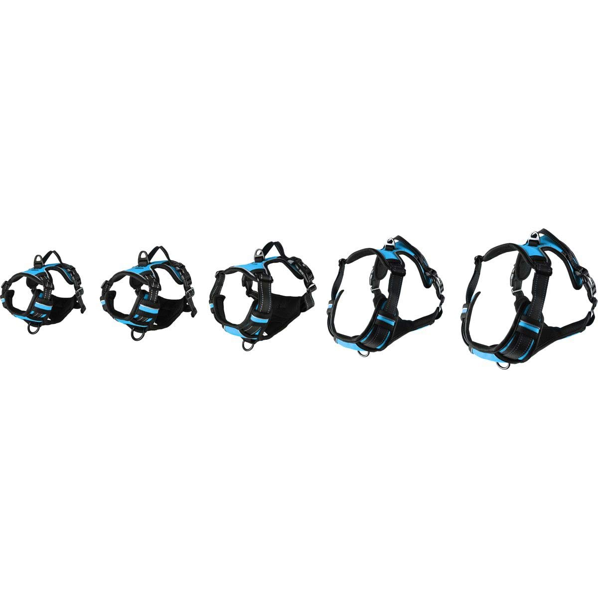 Flamingo Dog Harness Balou Blue L 40-62cm 60-85cm 25mm - Image 4