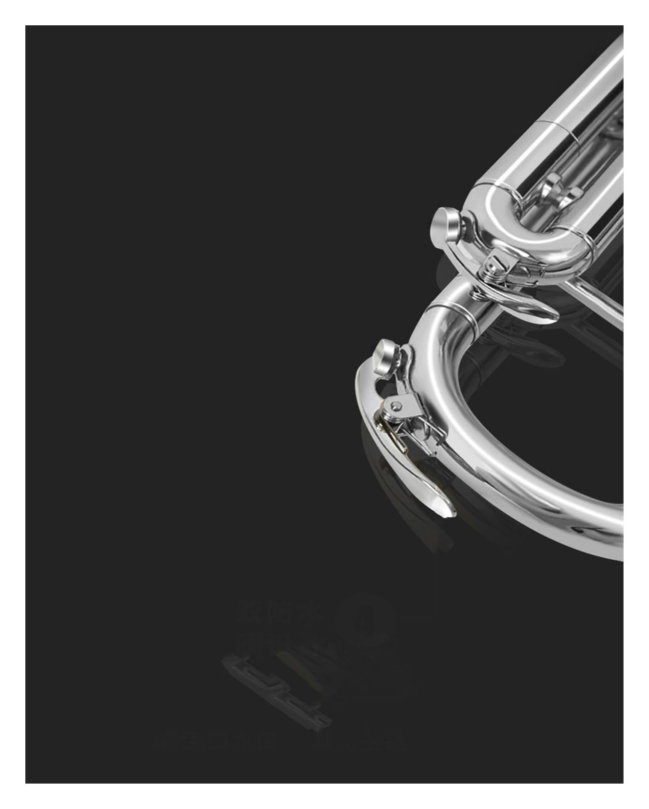 trąbka instrument Trąbka B-dur do testów wydajności dla początkujących dzieci mosiężny niklowany instrument dęty zachodni