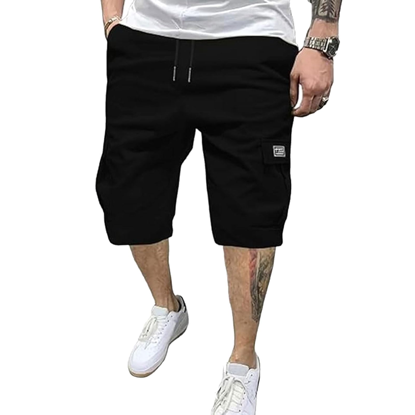 Men's Sport Cargo Shorts - 2026 New Men’s Casual Tactical Style Drawstring Stretch Cargo Shorts