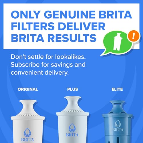 Brita Large 10 Cup Water Filter Pitcher, Includes 1 Filter, Bright White - image 8