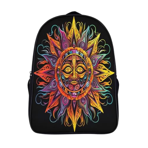 Sac à dos scolaire enfant imprimé 3D Sun 40x28x16cm