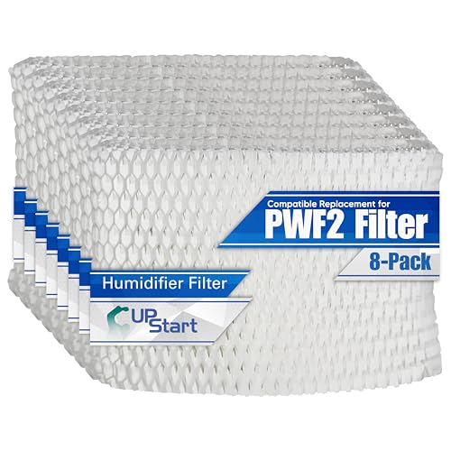 8-Pack WF2 Filter Fits Protec PWF2 Replacement Wicking Filter For Vicks Humidifier VEV400 - Compatible with Vick Humidifier Filters Model PWF2