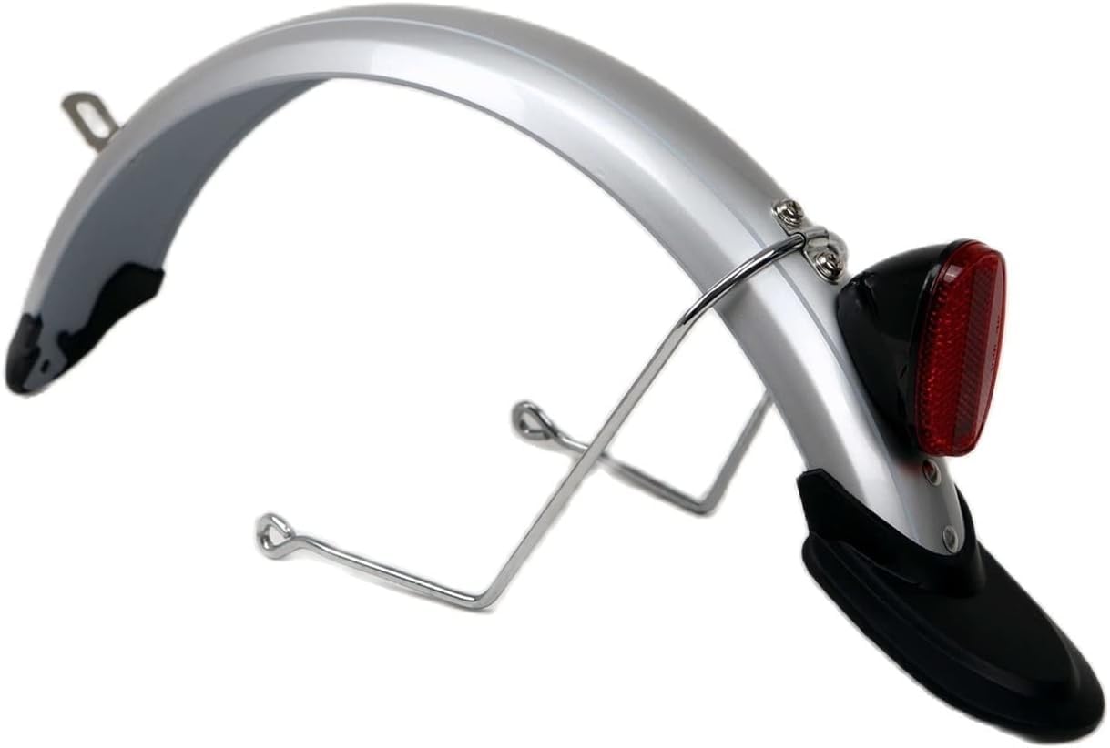 Garde-boue de vélo portable réglable pour VTT et vélos électriques, garde-boue avant et arrière, design pliable compatible 35,6 cm