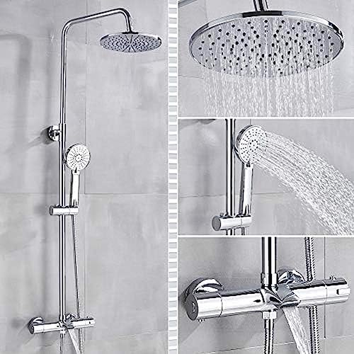 Mitigeur de douche pour baignoire haut de gamme en laiton chromé