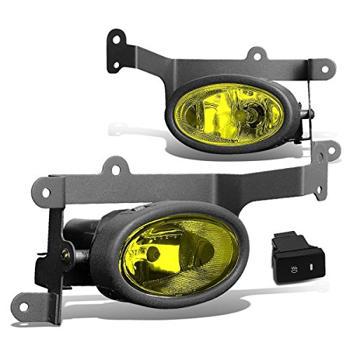 DNA Motoring FLZTL119AM Pair Fog Lights w Switch [For 06-08 Honda Civic Coupe]