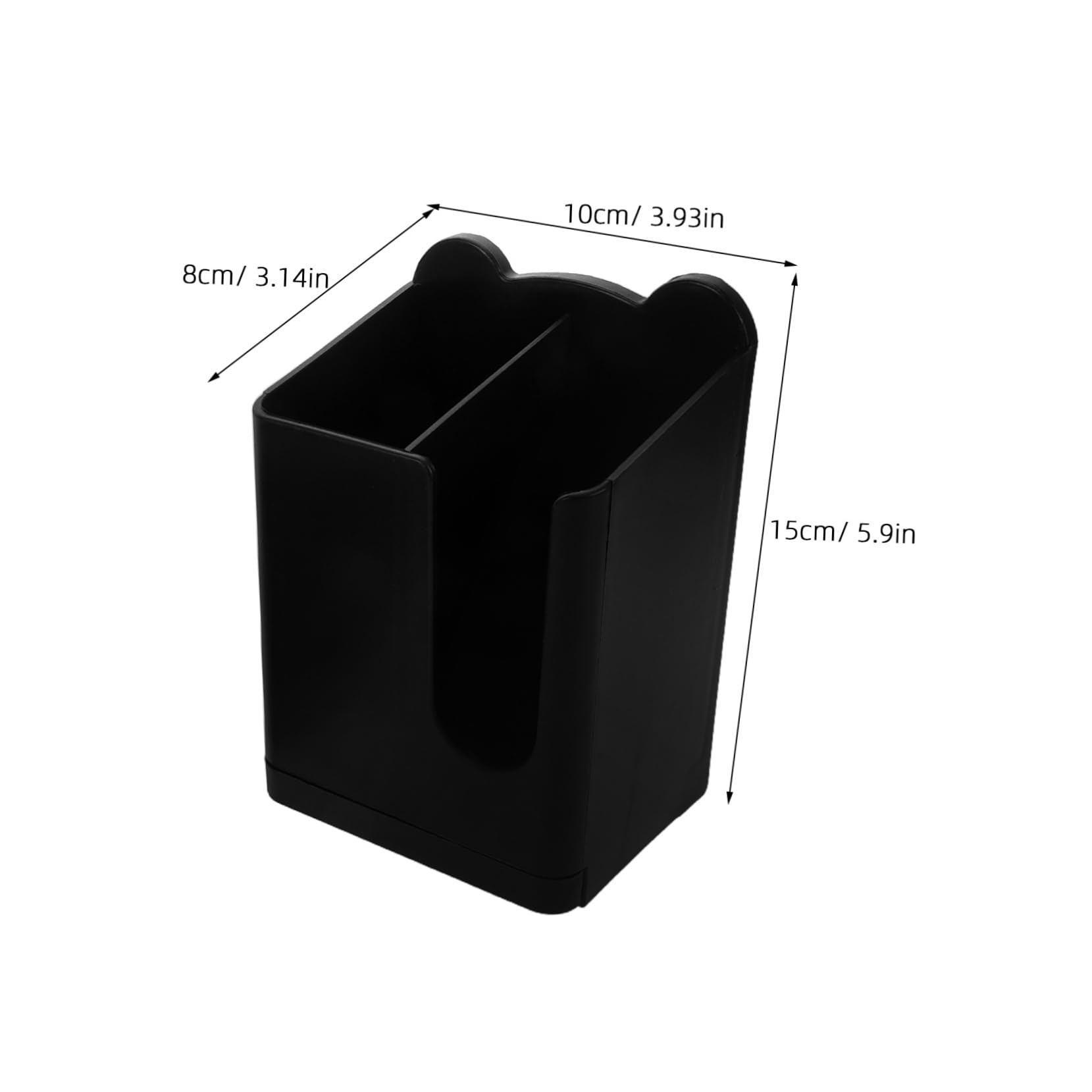 Cabilock 2pcs Kitchen Utensil Holder: Wall Mounted Chopstick and Spoon Holder - Minimalist Utensil Organizer for Countertop and Wall - Plastic Storage Box for Tableware