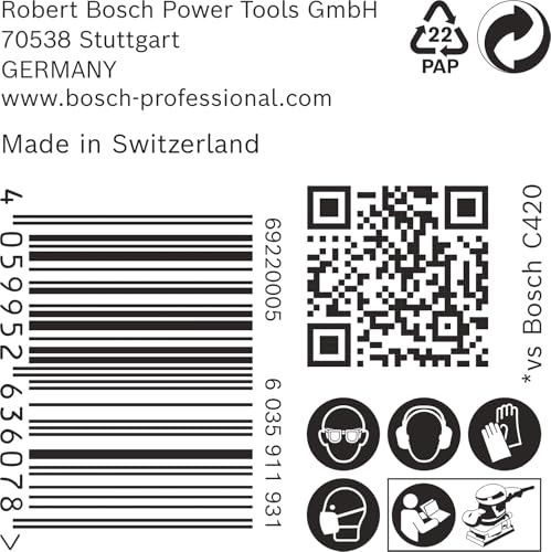EXPERT C470 Sandpaper 115 x 107 mm, G 120, 50-pc – Ansicht 4