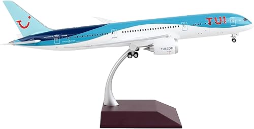 GeminiJets Boeing 787-9 Aviones comerciales TUI Airways Azul y Blanco Gemini 200" Serie 1/200 Modelo de Avión Fundido a Presión
