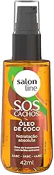 Salon Line, Óleo de Coco, SOS Cachos, Vegano - Para Cabelos Ondulados, Cacheados e Crespos, 42ml