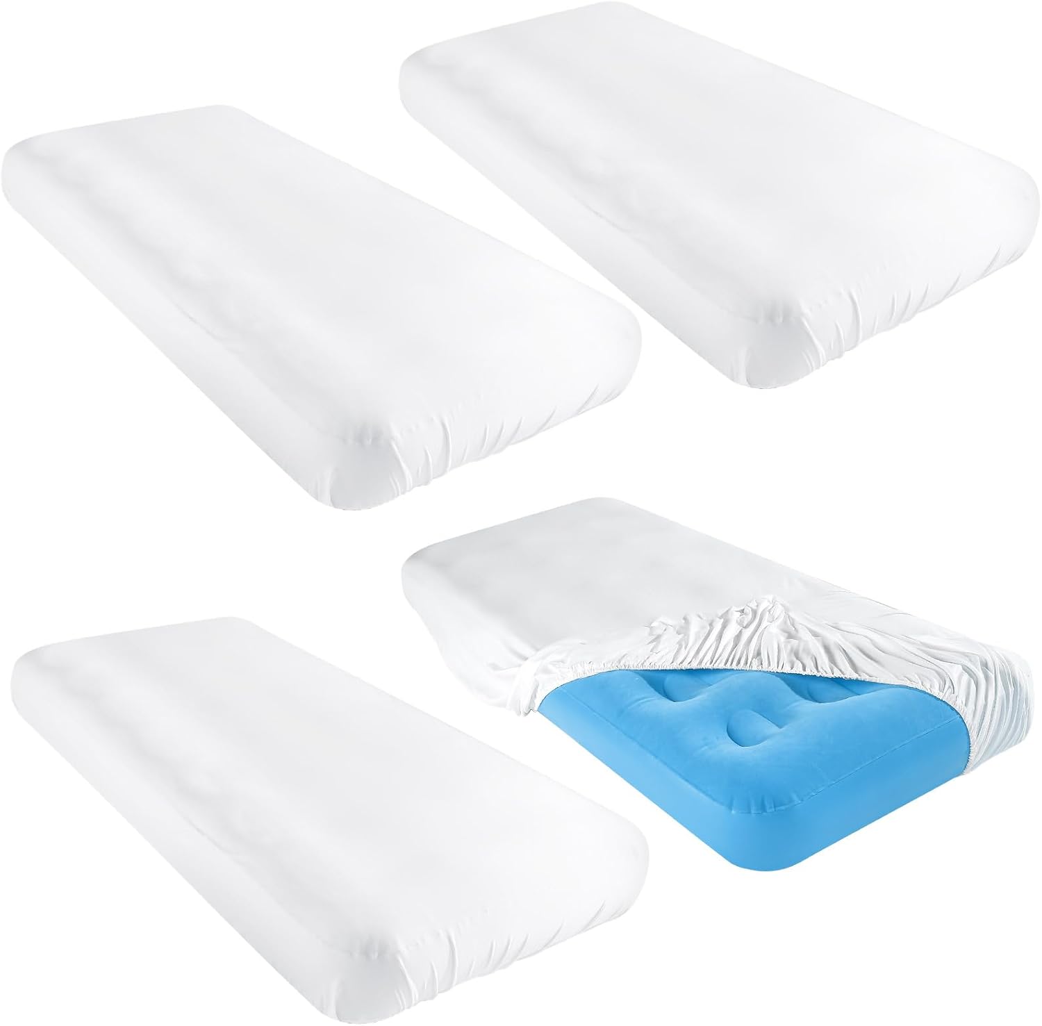 Amazon.com - Breling 4 Pcs Kids Inflatable Airbed Fitted Sheets ...