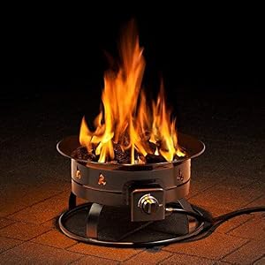 Heininger 5995 58,000 BTU Portable Propane Smokeless Outdoor Gas Fire Pit Heininger 5995 58000 BTU Portable Propane Smokeless Outdoor Gas Fire Pit