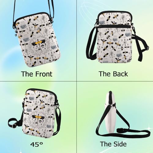 G2TUP 4th Wing Crossbody Bag Dragon Rider Fans Gift 4th Wing Book Lover Travel Shoulder Bag Bookish Merchandise3