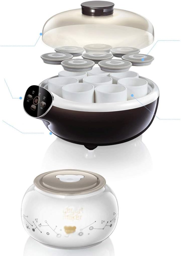 Automatic Yogurt Machine -Yogurt Machine - Automatic Yogurt Maker Machine Customize to Your Flavor and Thickness Electric Maker White